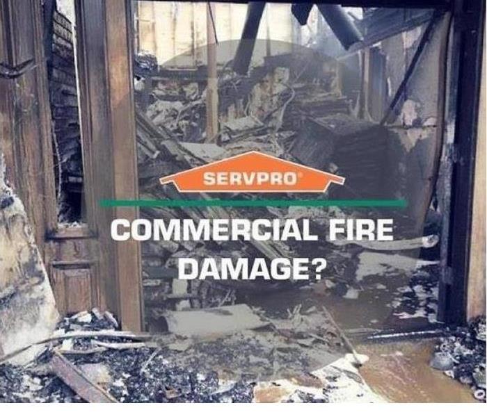 SERVPRO commercial fire damage image